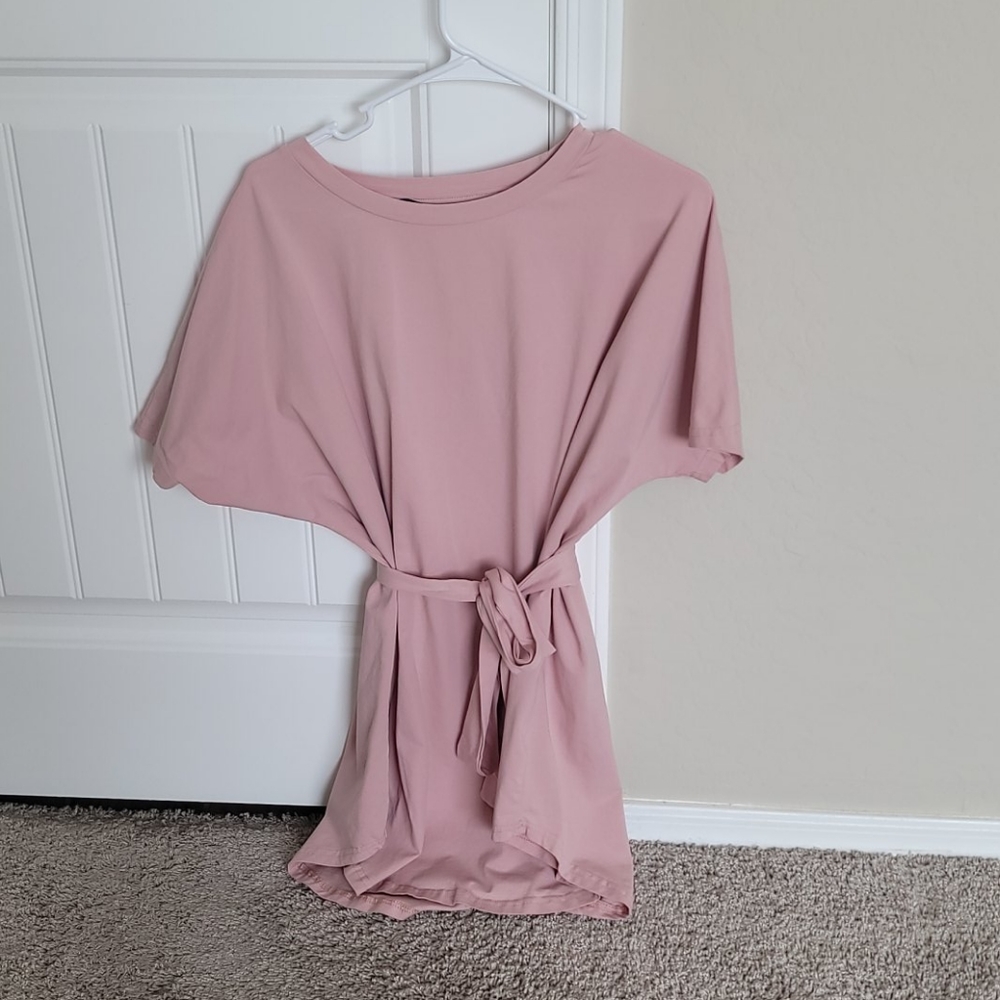 Pink T Shirt Dress